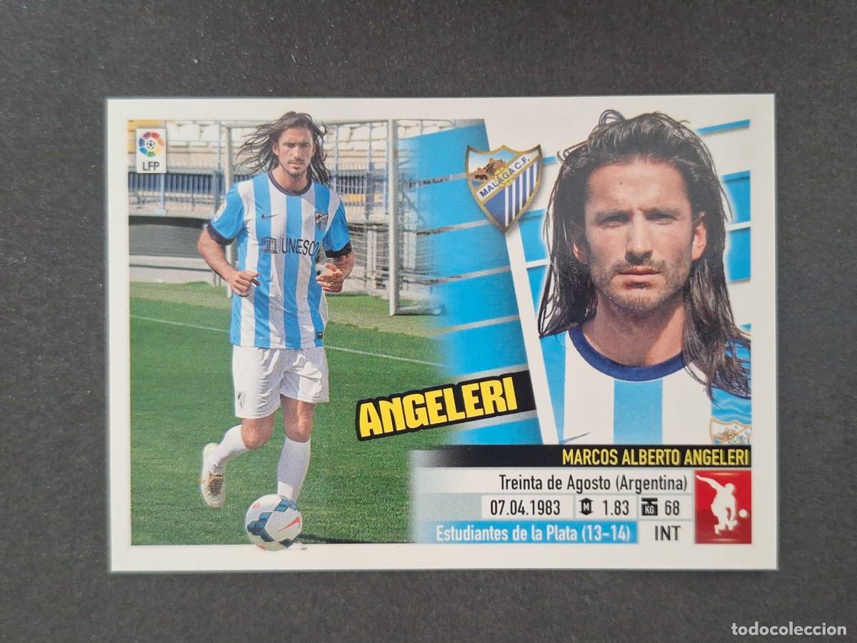 Cromos de f&uacute;tbol: L5 ANGELERI MALAGA C. F. COLOCA LIGA ESTE 2013 2014 13 14 NUNCA PEGADO SIN PEGAR