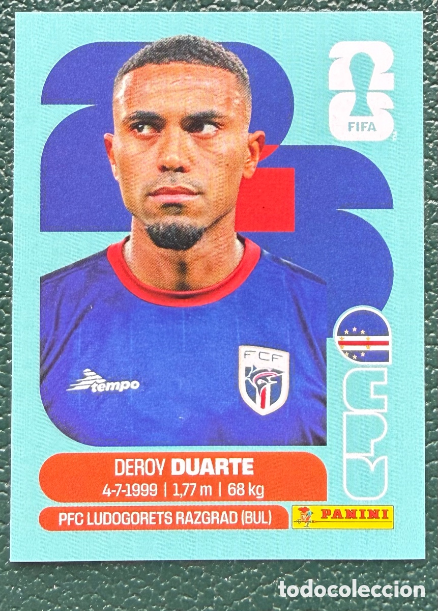 Figurine di Calcio: CPV 14 DEROY DUARTE CABO VERDE CROMOS ALBUM FIFA WORLD CUP MUNDIAL 2026 PANINI