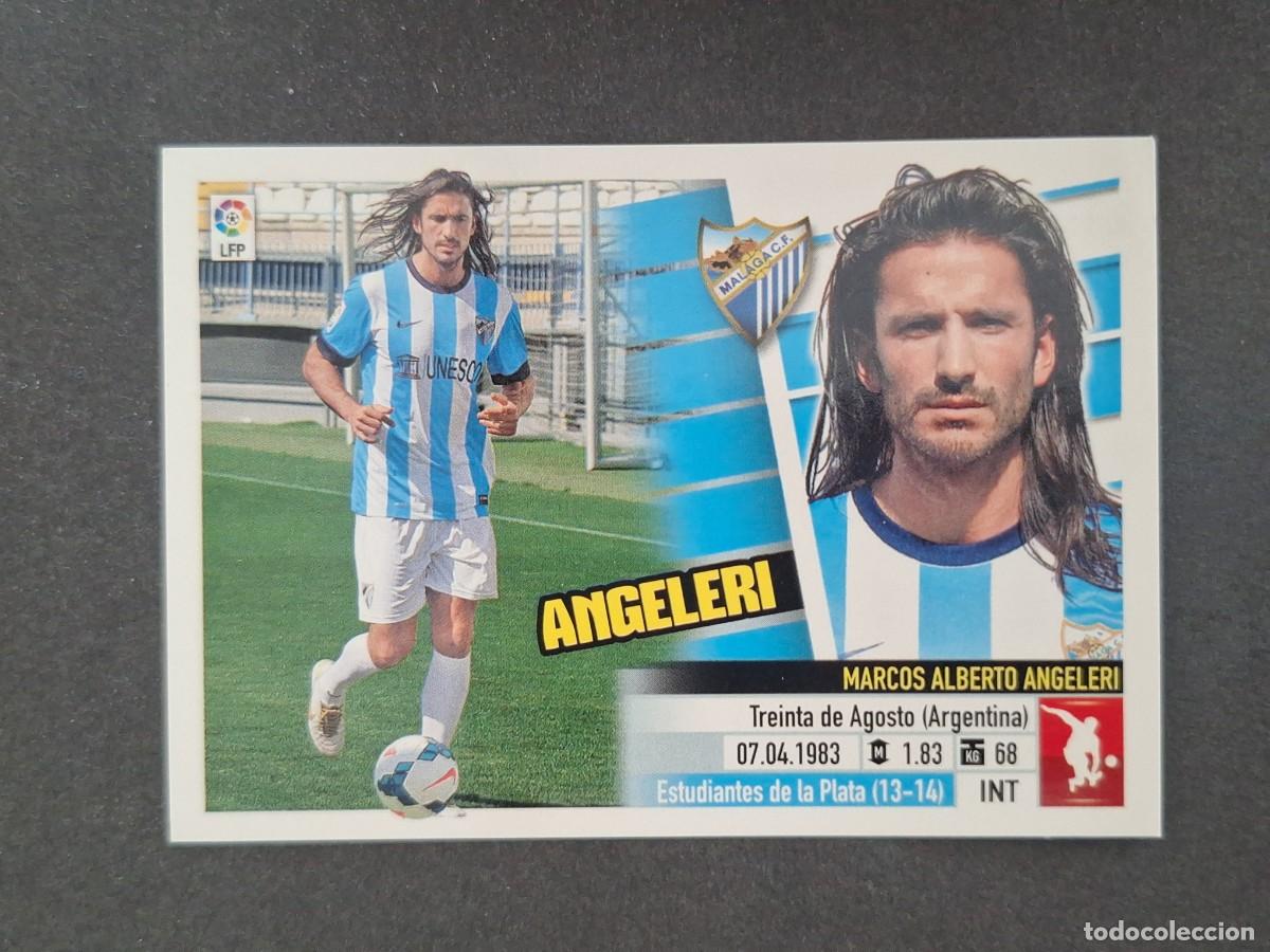 Cromos de f&uacute;tbol: L5 ANGELERI MALAGA C. F. COLOCA LIGA ESTE 2013 2014 13 14 NUNCA PEGADO SIN PEGAR