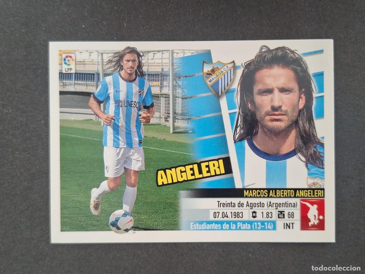 Cromos de f&uacute;tbol: L5 ANGELERI MALAGA C. F. COLOCA LIGA ESTE 2013 2014 13 14 NUNCA PEGADO SIN PEGAR