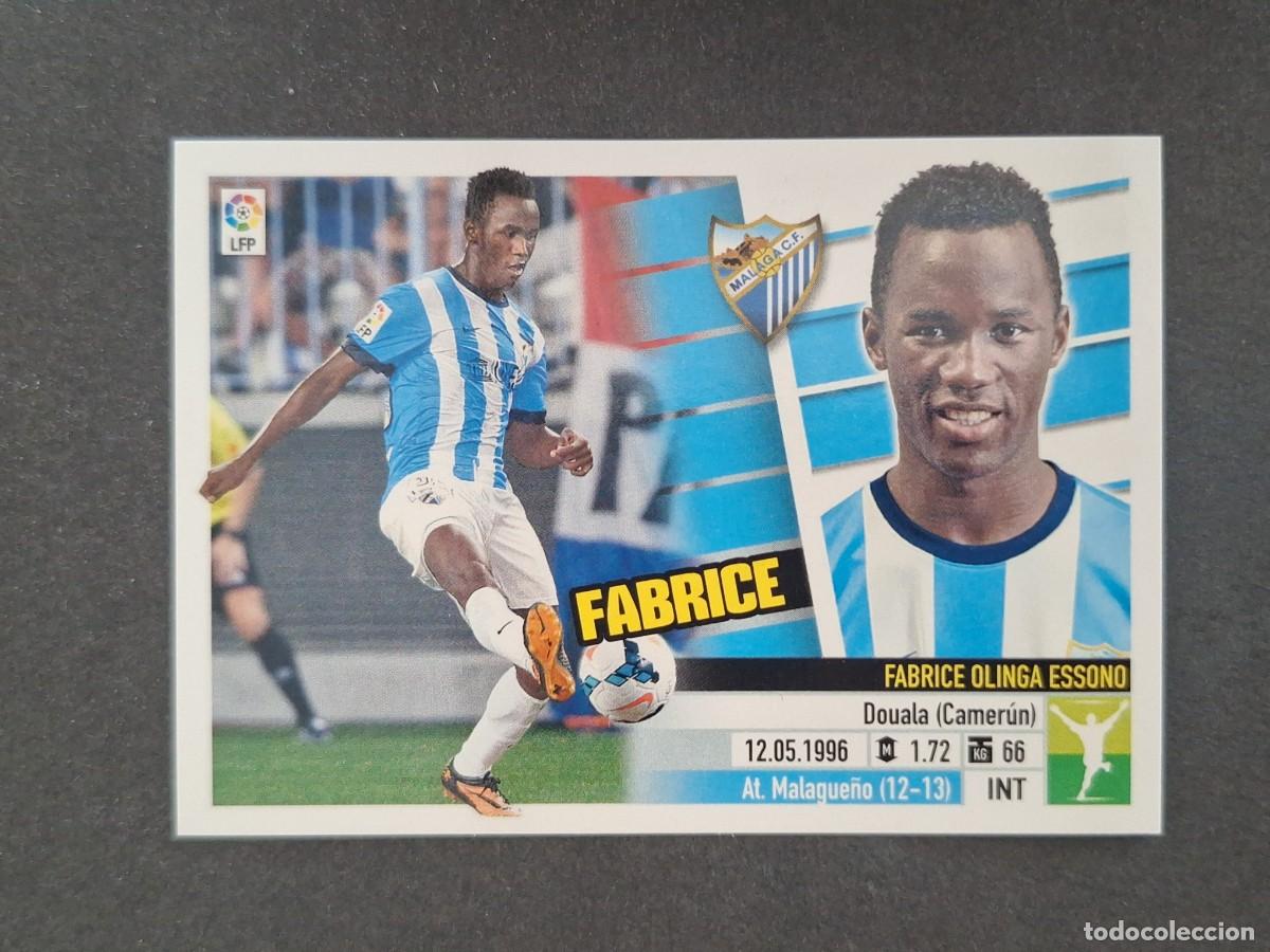 Cromos de f&uacute;tbol: L5 FABRICE MALAGA C. F. COLOCA LIGA ESTE 2013 2014 13 14 NUNCA PEGADO SIN PEGAR