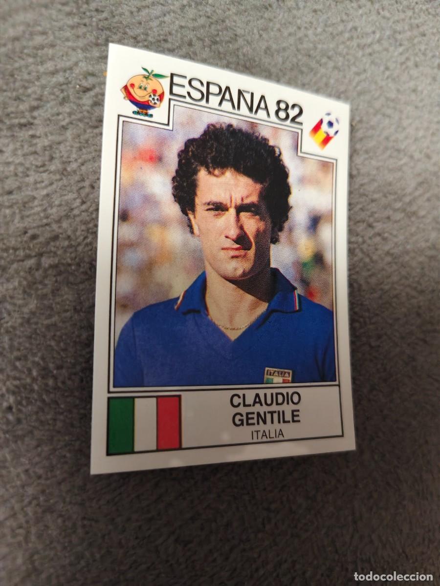 Fu&szlig;ball-Sticker: 128 WORLD CUP STORY PANINI CLAUDIO GENTILE (ITALIA) - MUNDIAL 1982 82 -- MUNDIAL SONRICS AAJ