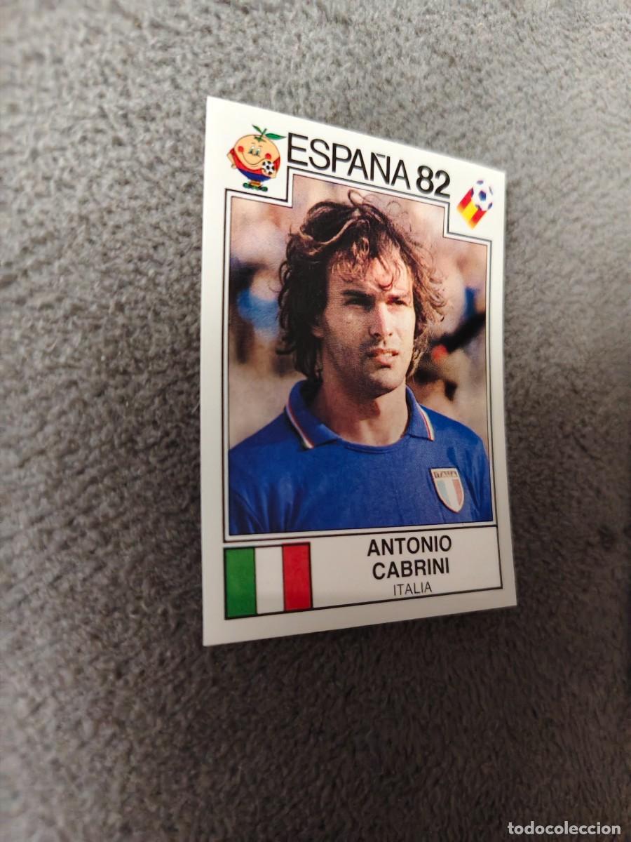 Fu&szlig;ball-Sticker: 129 WORLD CUP STORY PANINI ANTONIO CABRINI (ITALIA) - MUNDIAL 1982 82 -- MUNDIAL SONRICS AAJ