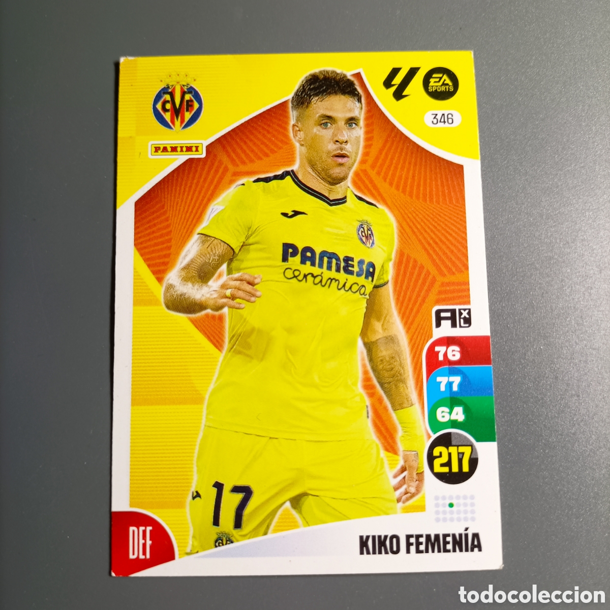 Fu&szlig;ball-Sticker: ADRENALYN. LIGA 2024-2025 (VILLARREAL) №346 KIKO FEMENIA
