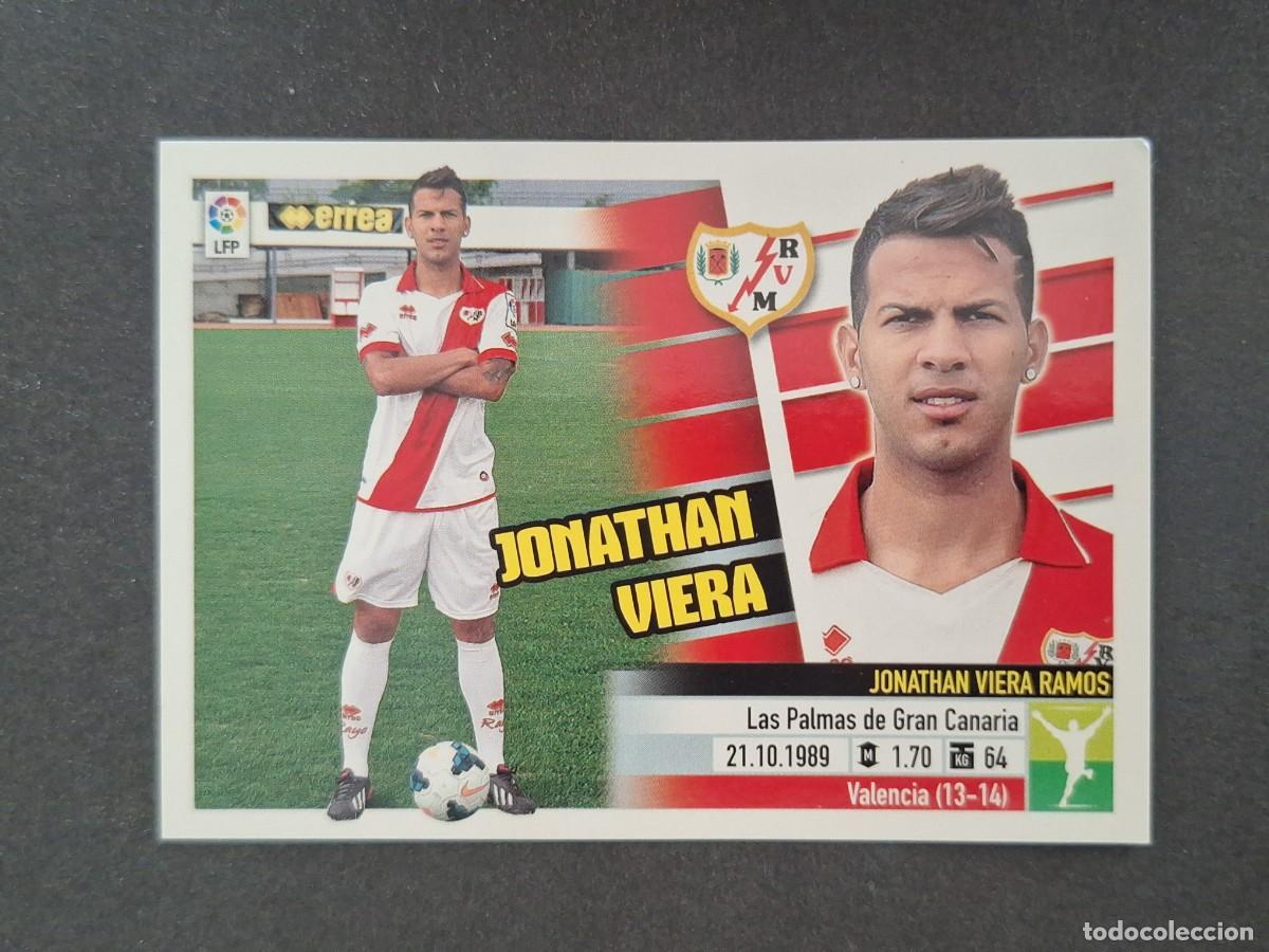 Cromos de f&uacute;tbol: L5 JONATHAN VIERA RAYO VALLECANO COLOCA LIGA ESTE 2013 2014 13 14 NUNCA PEGADO SIN PEGAR
