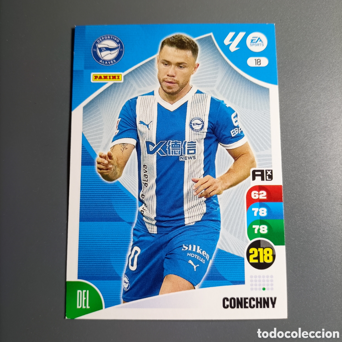 Cromos de f&uacute;tbol: ADRENALYN. LIGA 2024-2025 (ALAVES) №18 CONECHNY