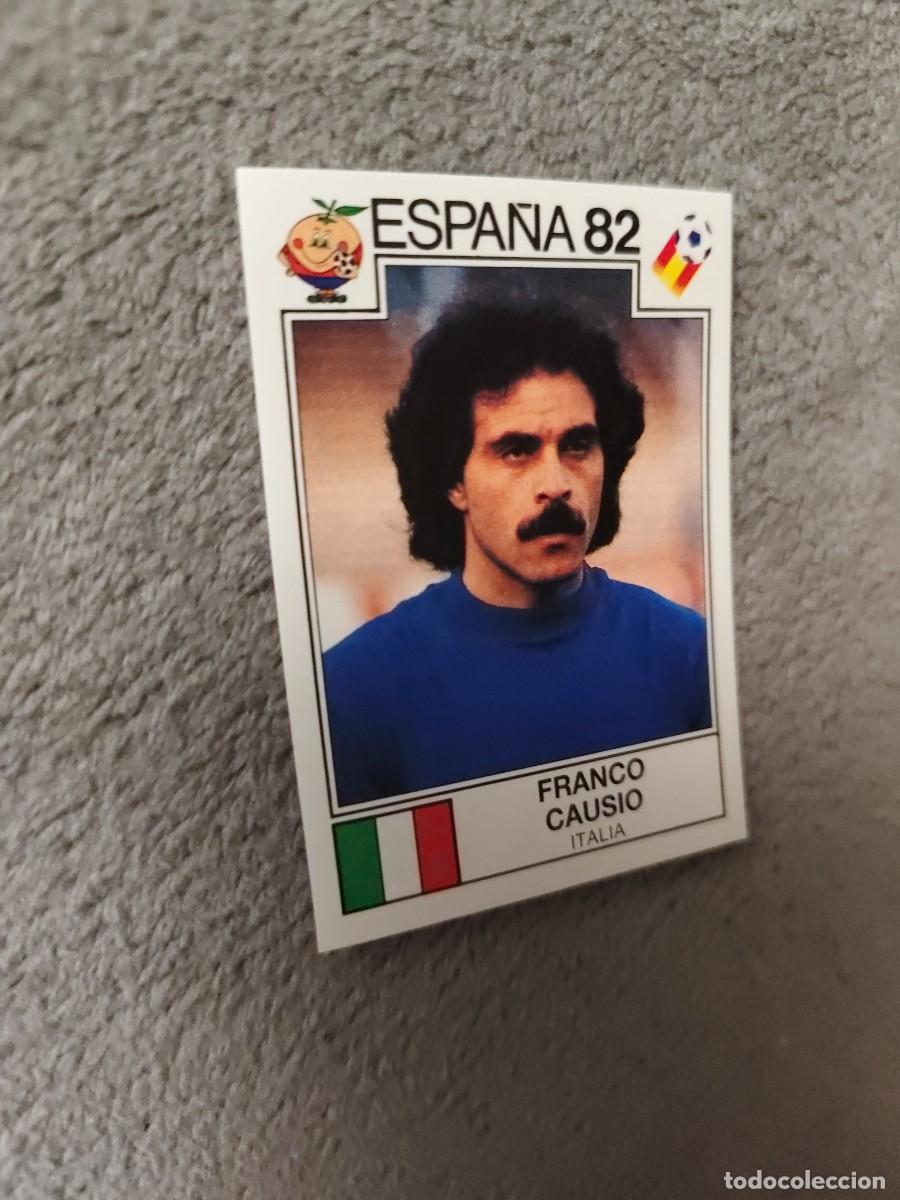 Cromos de f&uacute;tbol: 140 WORLD CUP STORY PANINI FRANCO CAUSIO (ITALIA) - MUNDIAL 1982 82 -- MUNDIAL SONRICS AAJ