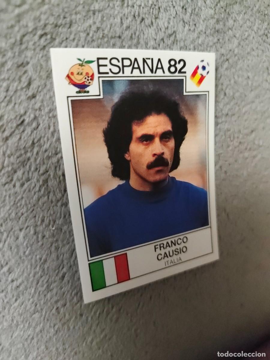 Cromos de f&uacute;tbol: 140 WORLD CUP STORY PANINI FRANCO CAUSIO (ITALIA) - MUNDIAL 1982 82 -- MUNDIAL SONRICS AAJ