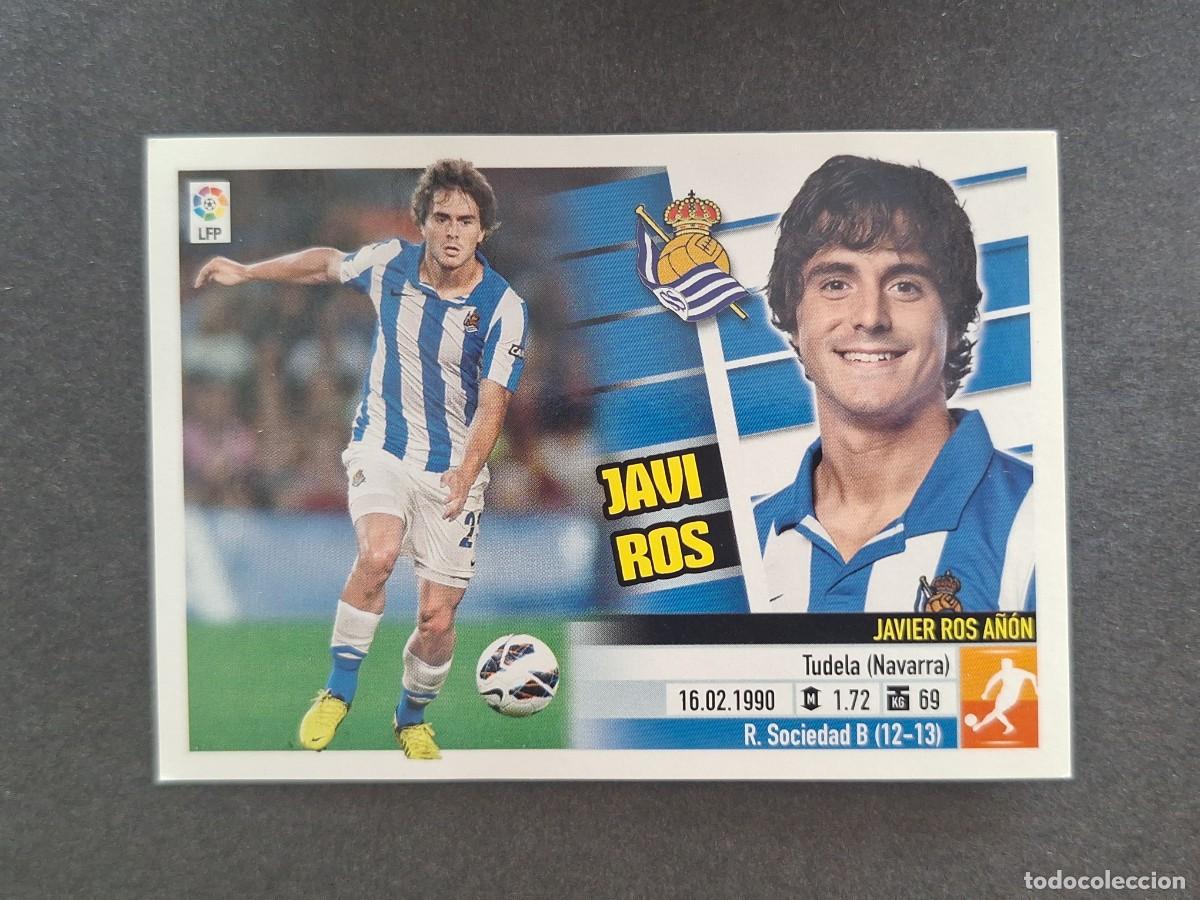 Cromos de f&uacute;tbol: L5 JAVI ROS REAL SOCIEDAD COLOCA LIGA ESTE 2013 2014 13 14 NUNCA PEGADO SIN PEGAR