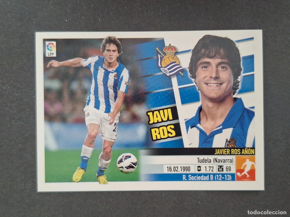Cromos de f&uacute;tbol: L5 JAVI ROS REAL SOCIEDAD COLOCA LIGA ESTE 2013 2014 13 14 NUNCA PEGADO SIN PEGAR