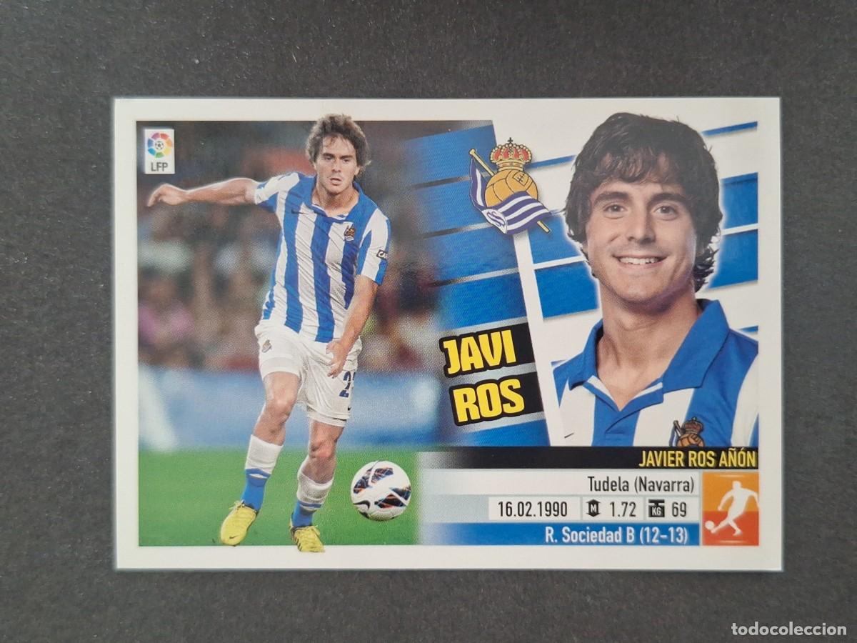 Cromos de f&uacute;tbol: L5 JAVI ROS REAL SOCIEDAD COLOCA LIGA ESTE 2013 2014 13 14 NUNCA PEGADO SIN PEGAR