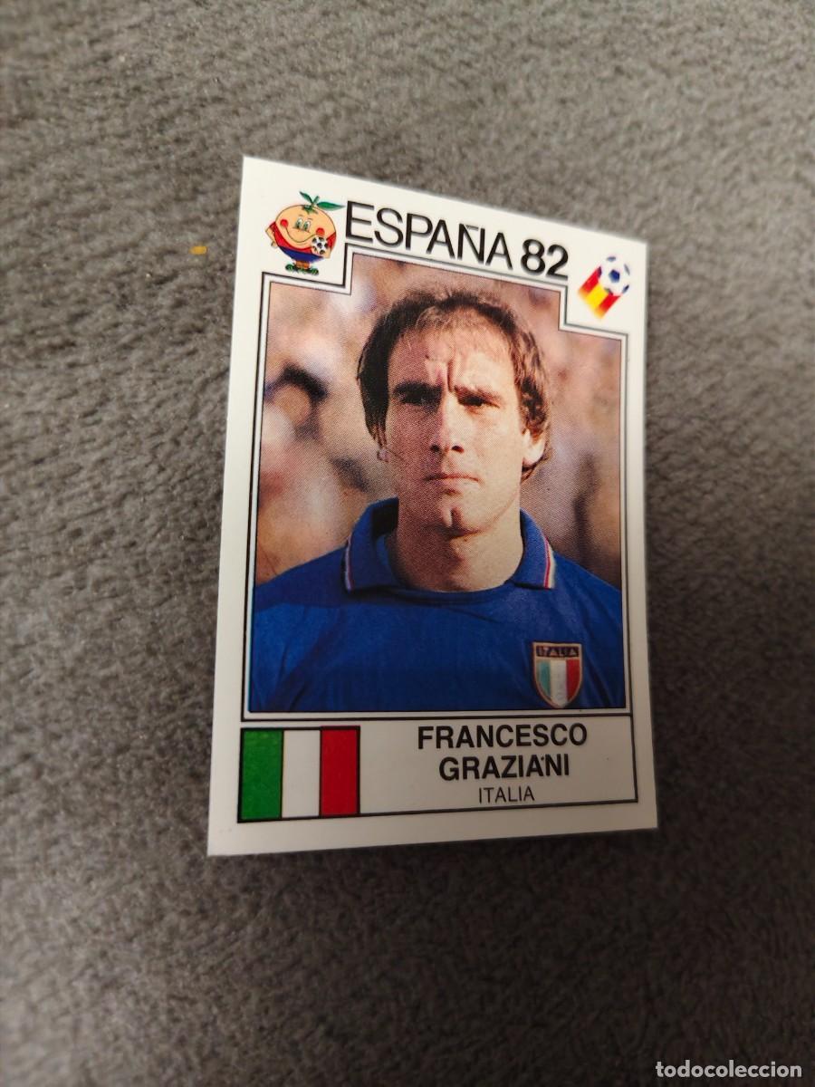 Cromos de f&uacute;tbol: 142 WORLD CUP STORY PANINI FRANCESCO GRAZIANI (ITALIA) - MUNDIAL 1982 82 -- MUNDIAL SONRICS AAJ