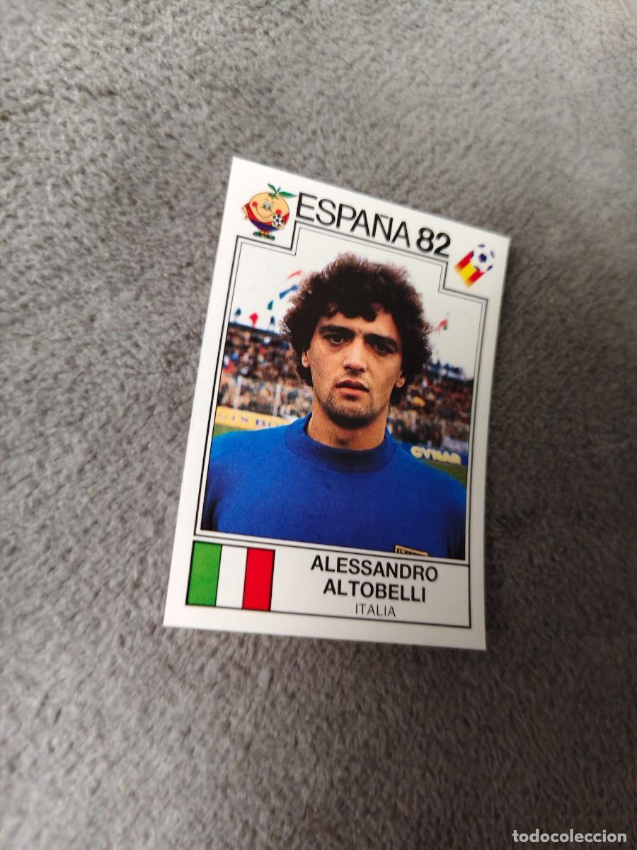Cromos de f&uacute;tbol: 143 WORLD CUP STORY PANINI ALESSANDRO ALTOBELLI (ITALIA) - MUNDIAL 1982 82 -- MUNDIAL SONRICS AAJ