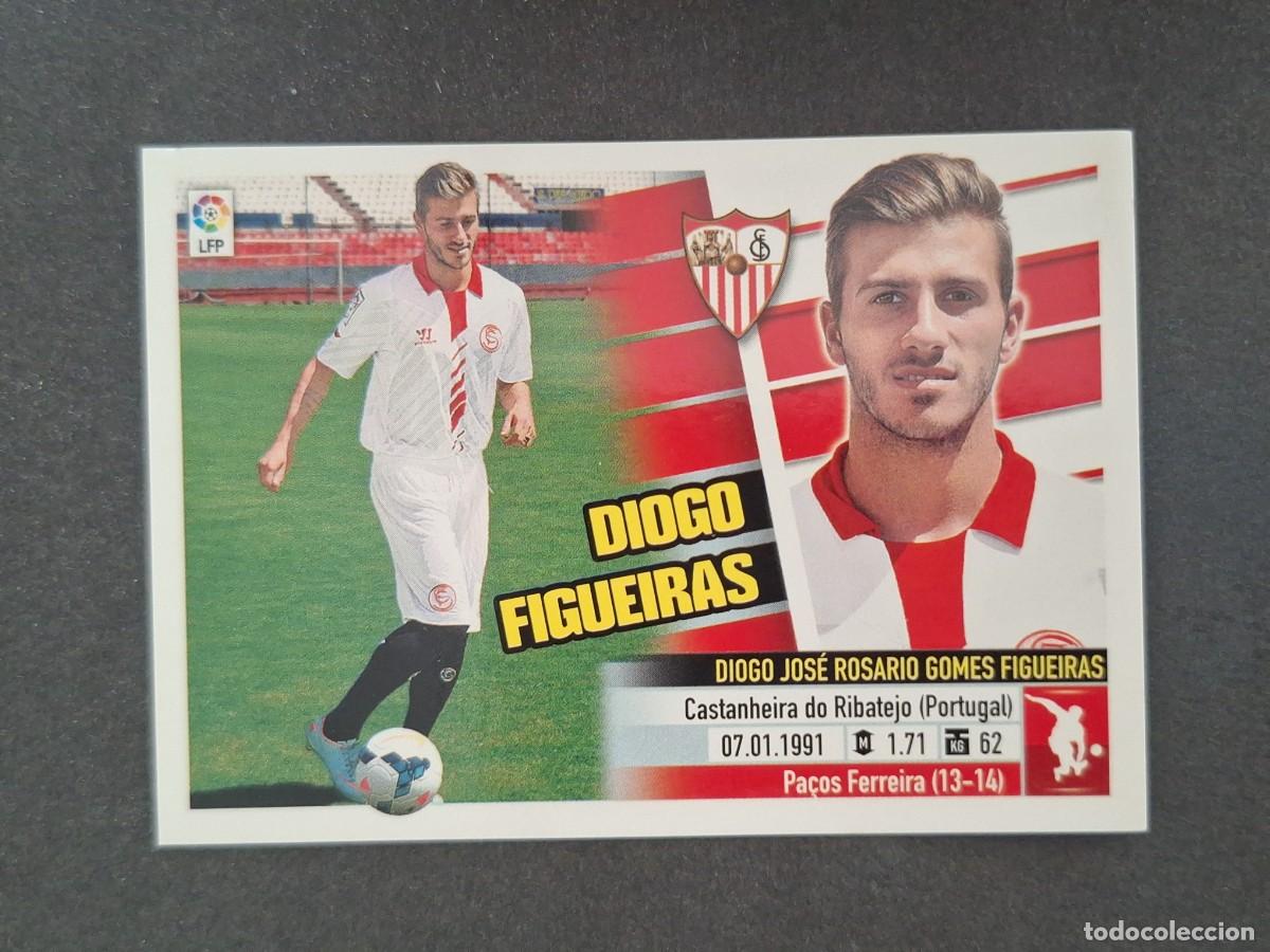 Cromos de f&uacute;tbol: L5 DIOGO FIGUEIRAS SEVILLA F. C. COLOCA LIGA ESTE 2013 2014 13 14 NUNCA PEGADO SIN PEGAR