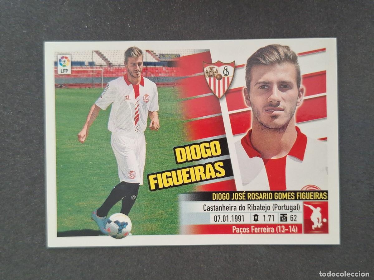 Cromos de f&uacute;tbol: L5 DIOGO FIGUEIRAS SEVILLA F. C. COLOCA LIGA ESTE 2013 2014 13 14 NUNCA PEGADO SIN PEGAR