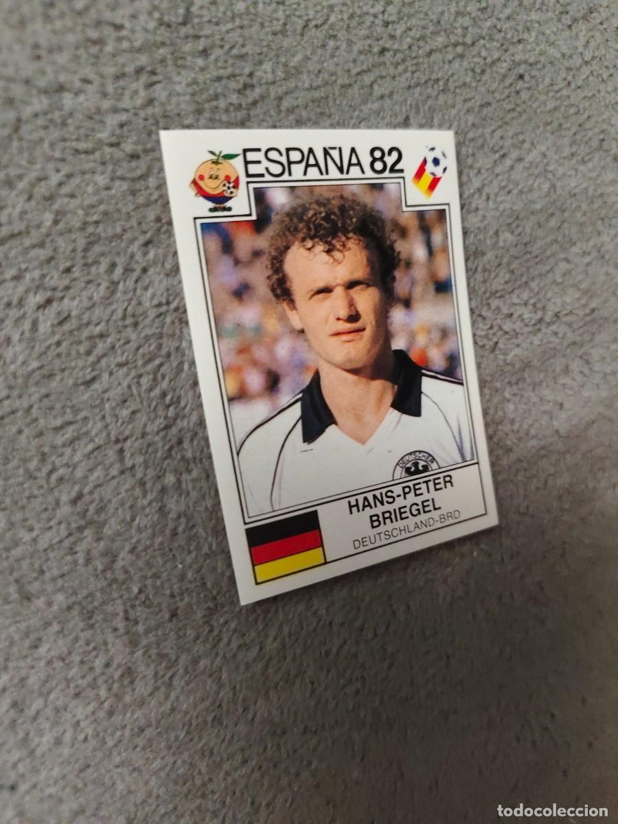 Cromos de f&uacute;tbol: 146 WORLD CUP STORY PANINI HANS-PETER BRIEGEL (ALEMANIA) - MUNDIAL 1982 82 -- MUNDIAL SONRICS AAJ
