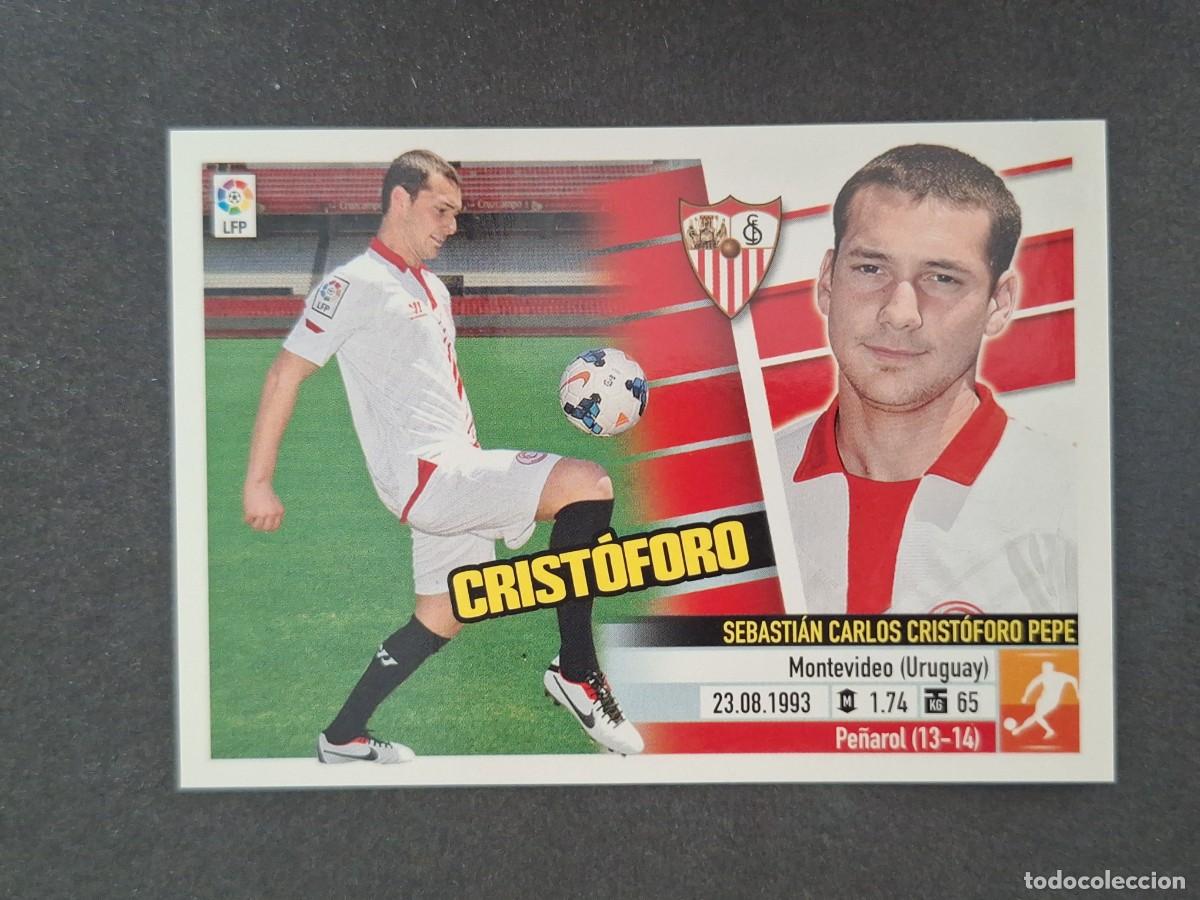 Cromos de f&uacute;tbol: L5 CRISTOFORO SEVILLA F. C. COLOCA LIGA ESTE 2013 2014 13 14 NUNCA PEGADO SIN PEGAR