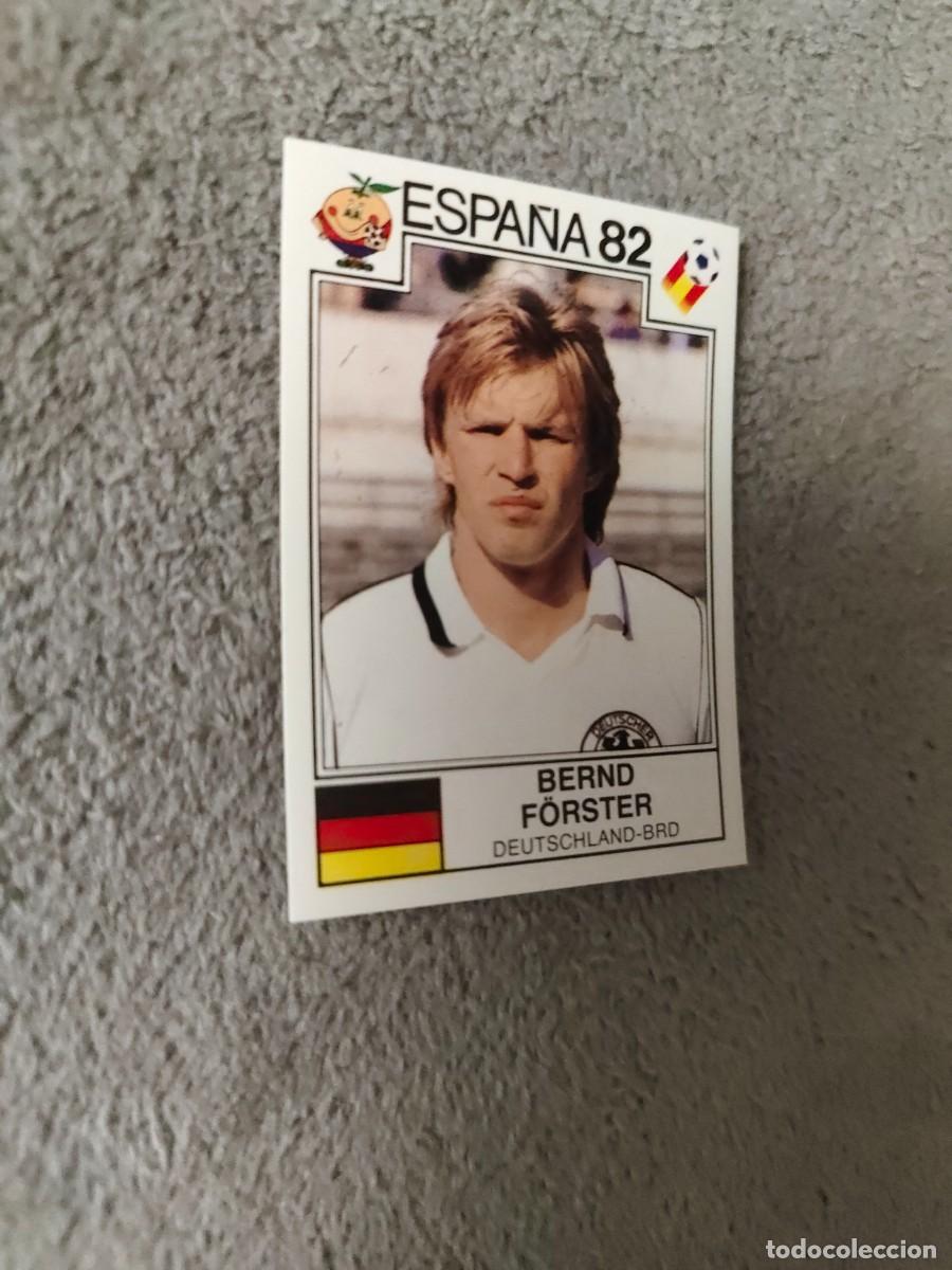 Cromos de f&uacute;tbol: 148 WORLD CUP STORY PANINI BERND FORSTER (ALEMANIA) - MUNDIAL 1982 82 -- MUNDIAL SONRICS AAJ