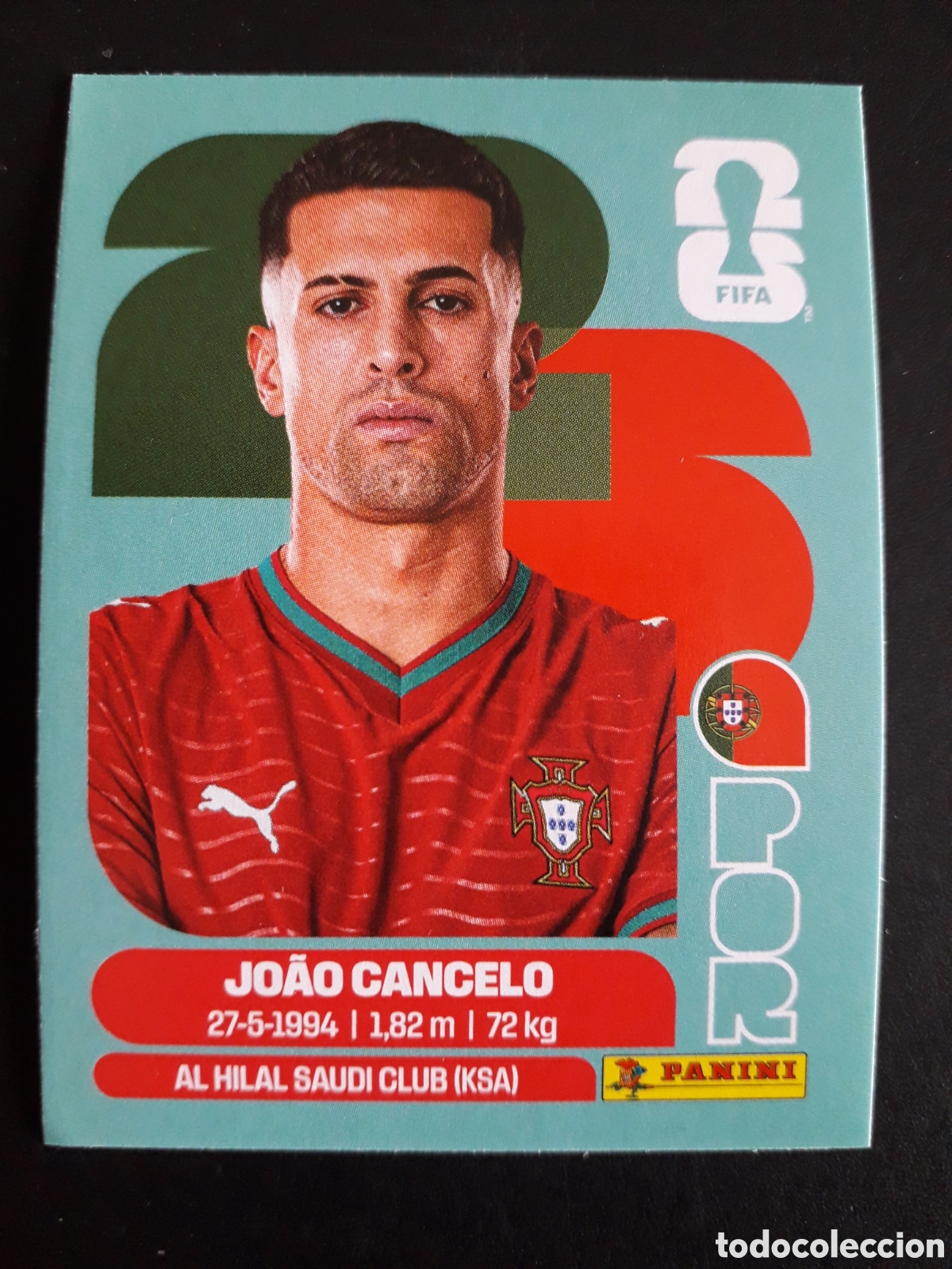 Cromos de f&uacute;tbol: JO&Atilde;O CANCELO PORTUGAL POR 5 MUNDIAL F&Uacute;TBOL 2026 FIFA WORLD CUP PANINI SIN PEGAR PEDIDO M&Iacute;NIMO 3&euro;.