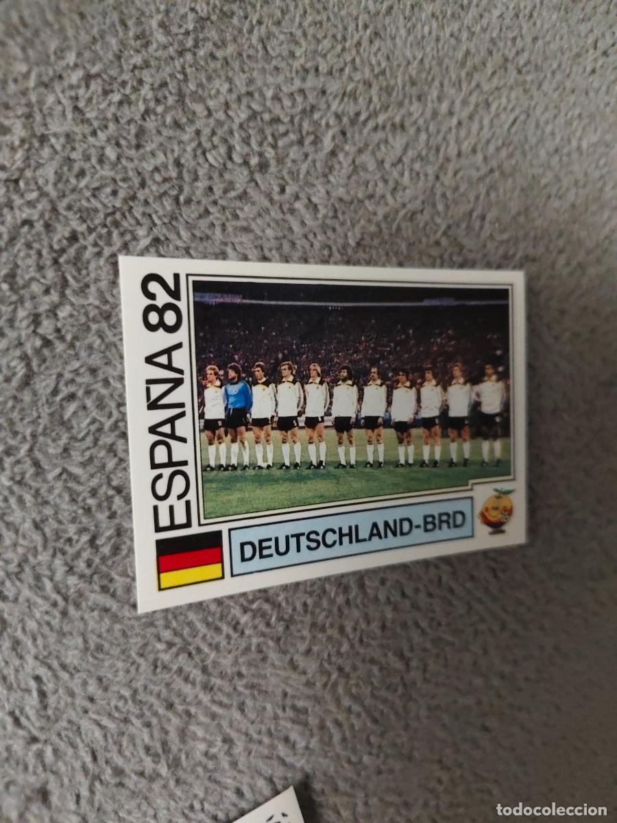 Cromos de f&uacute;tbol: 152 WORLD CUP STORY PANINI DEUTSCHLAND-ALEMANIA TEAM - MUNDIAL 1982 82 -- MUNDIAL SONRICS AAJ