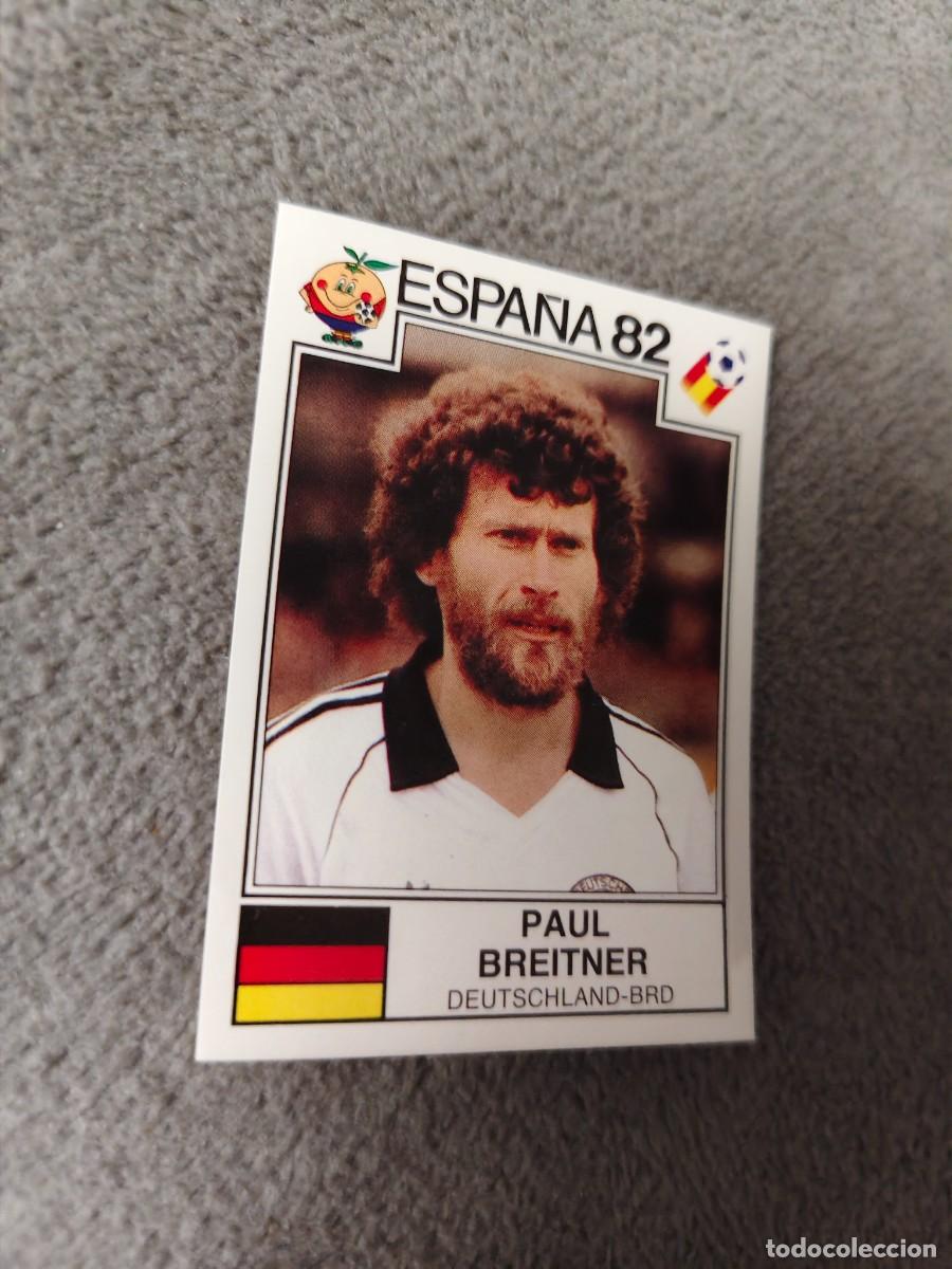 Cromos de f&uacute;tbol: 151 WORLD CUP STORY PANINI PAUL BREITNER (ALEMANIA) - MUNDIAL 1982 82 -- MUNDIAL SONRICS AAJ