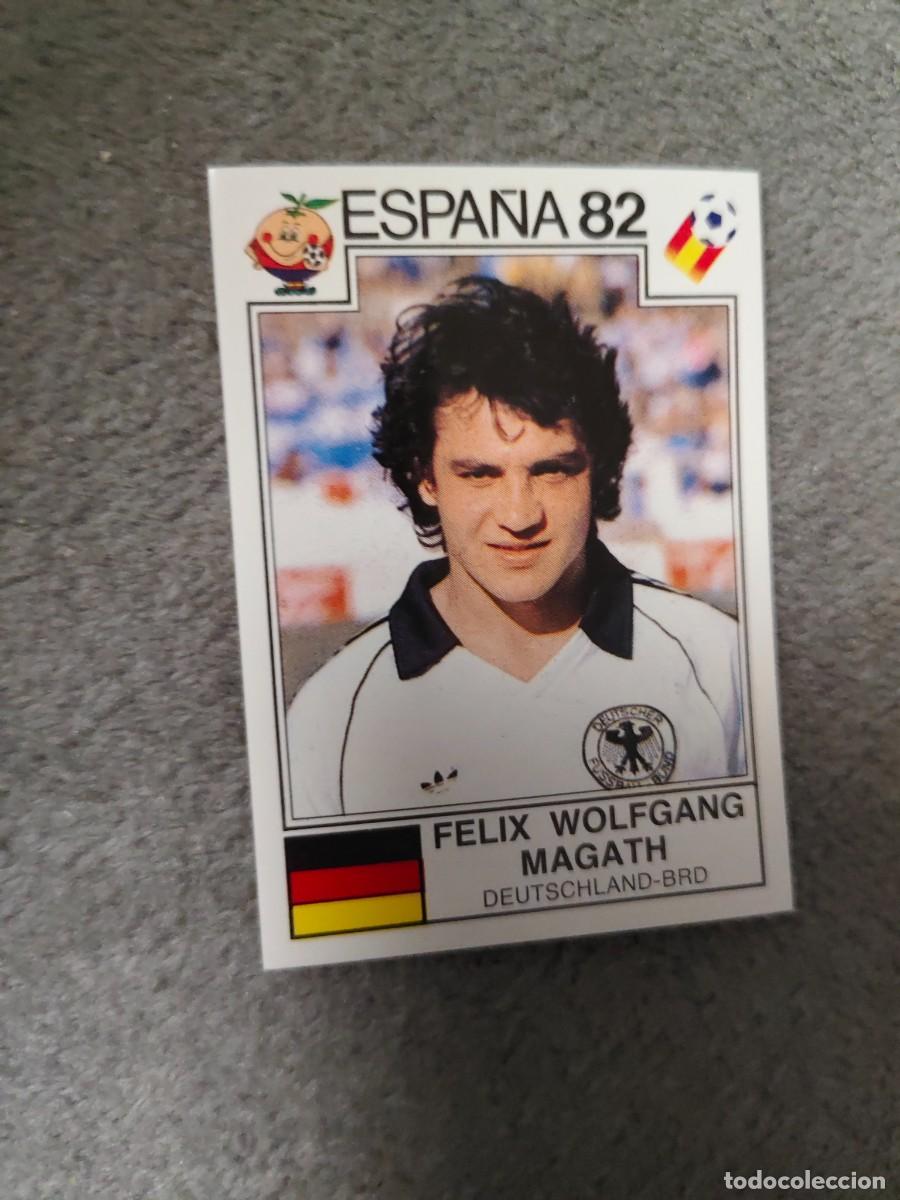 Cromos de f&uacute;tbol: 153 WORLD CUP STORY PANINI FELIX WOLFGANG MAGATH (ALEMANIA) - MUNDIAL 1982 82 -- MUNDIAL SONRICS AAJ