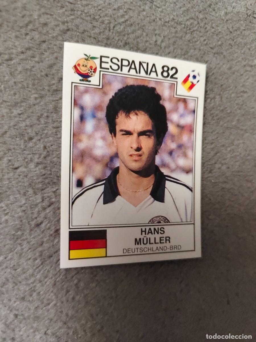 Cromos de f&uacute;tbol: 154 WORLD CUP STORY PANINI HANS MULLER (ALEMANIA) - MUNDIAL 1982 82 -- MUNDIAL SONRICS AAJ