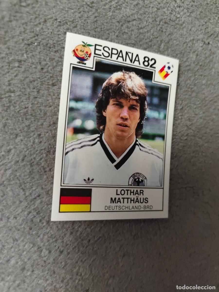Cromos de f&uacute;tbol: 155 WORLD CUP STORY PANINI LOTHAR MATTHAUS (ALEMANIA) - MUNDIAL 1982 82 -- MUNDIAL SONRICS AAJ