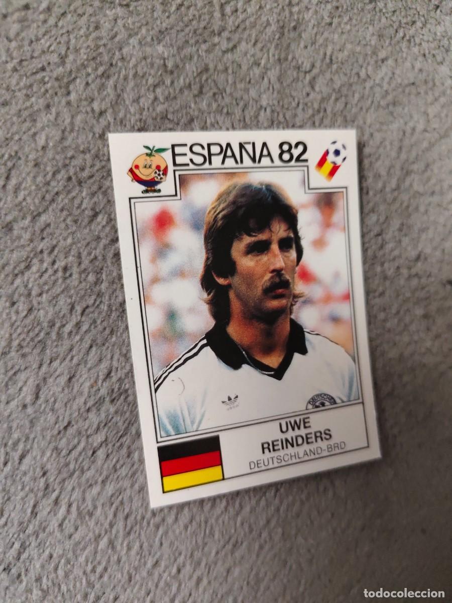 Cartes &agrave; collectionner de Football: 160 WORLD CUP STORY PANINI UWE REINDERS (ALEMANIA) - MUNDIAL 1982 82 -- MUNDIAL SONRICS AAJ