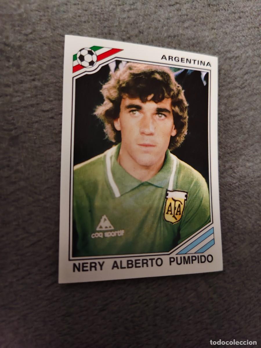 Cartes &agrave; collectionner de Football: 161 WORLD CUP STORY PANINI NERY ALBERTO PUMPIDO (ARGENTINA) - MUNDIAL 1986 86 -- MUNDIAL SONRICS AAJ