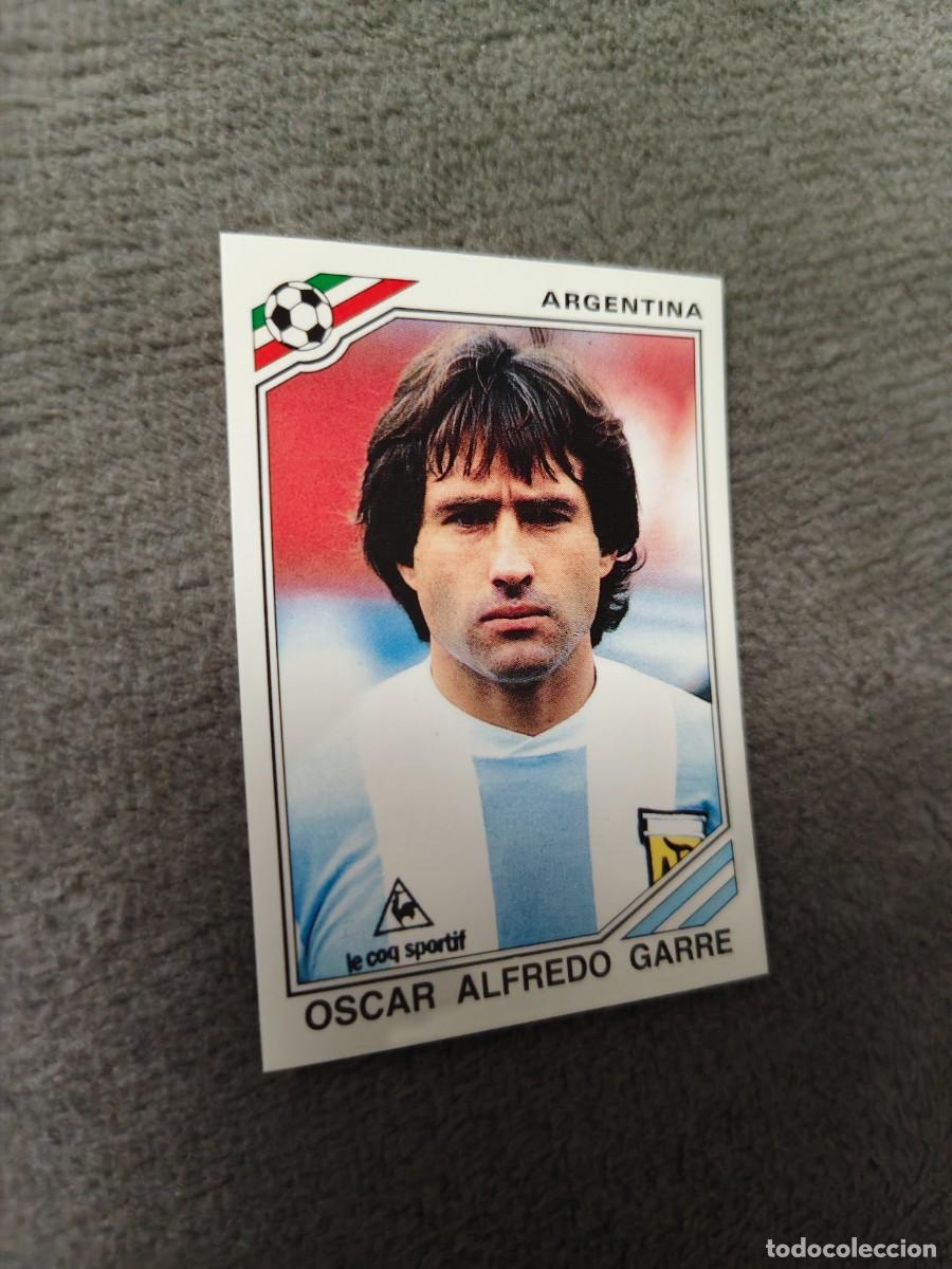 Cartes &agrave; collectionner de Football: 166 WORLD CUP STORY PANINI OSCAR ALFREDO GARRE (ARGENTINA) - MUNDIAL 1986 86 -- MUNDIAL SONRICS AAJ