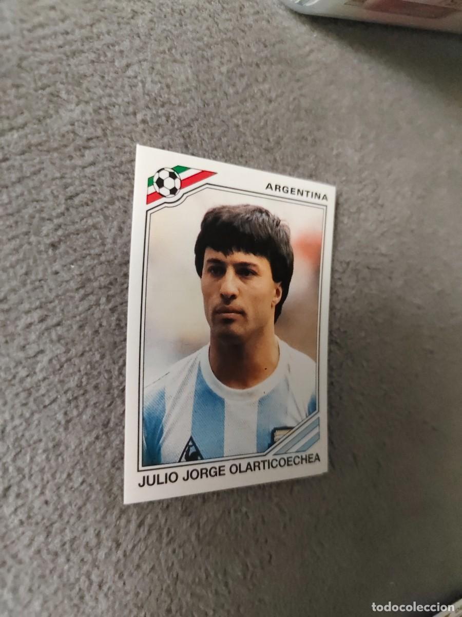 Cartes &agrave; collectionner de Football: 168 WORLD CUP STORY PANINI JULIO JORGE OLARTICOECHEA (ARGENTINA) - MUNDIAL 1986 86 -- MUNDIAL SONRIC