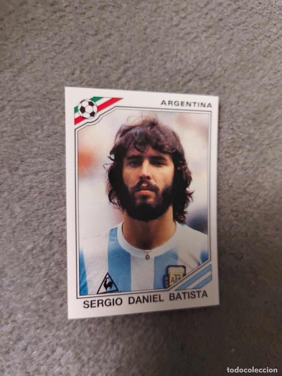 Cartes &agrave; collectionner de Football: 170 WORLD CUP STORY PANINI SERGIO DANIEL BATISTA (ARGENTINA) - MUNDIAL 1986 86 -- MUNDIAL SONRICS AA