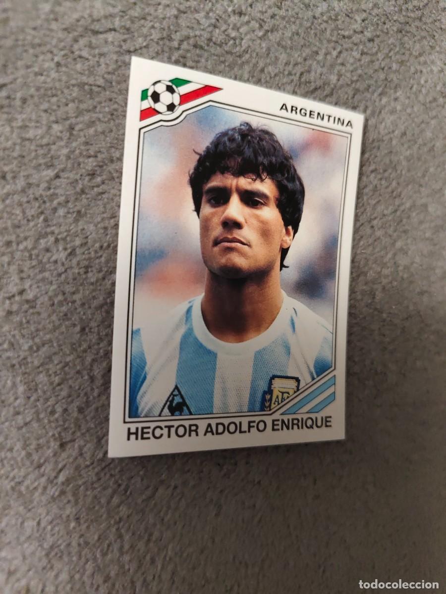 Cromos de f&uacute;tbol: 174 WORLD CUP STORY PANINI HECTOR ADOLFO ENRIQUE (ARGENTINA) - MUNDIAL 1986 86 -- MUNDIAL SONRICS AA