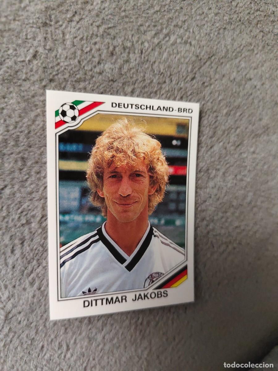 Cromos de f&uacute;tbol: 182 WORLD CUP STORY PANINI DITTMAR JAKOBS (ALEMANIA) - MUNDIAL 1986 86 -- MUNDIAL SONRICS AAJ