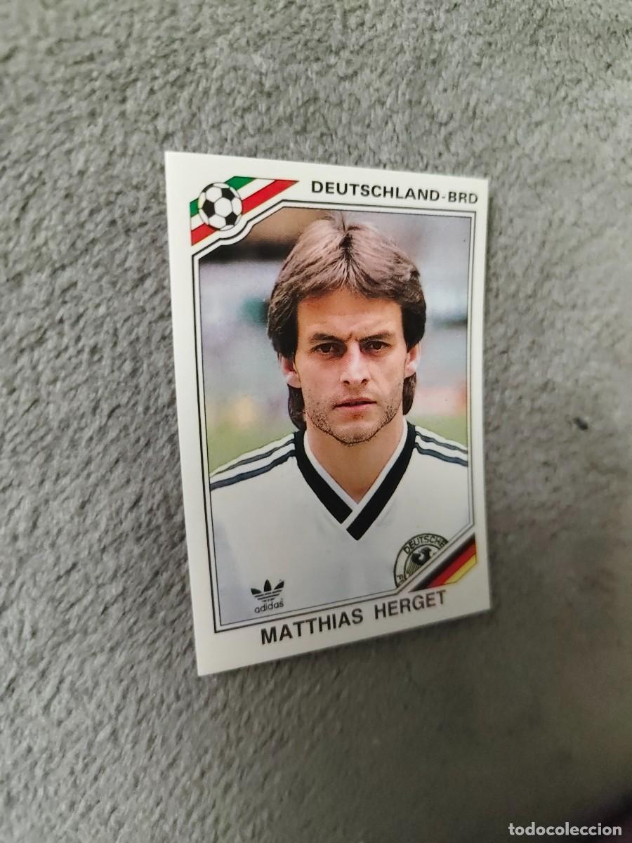Cromos de f&uacute;tbol: 184 WORLD CUP STORY PANINI MATTHIAS HERGET (ALEMANIA) - MUNDIAL 1986 86 -- MUNDIAL SONRICS AAJ