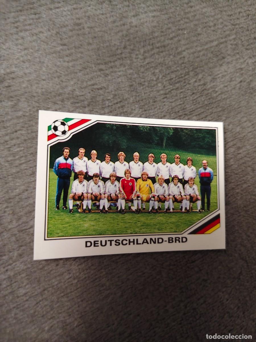 Cromos de f&uacute;tbol: 186 WORLD CUP STORY PANINI DEUTSCHLAND-ALEMANIA TEAM - MUNDIAL 1986 86 -- MUNDIAL SONRICS AAJ