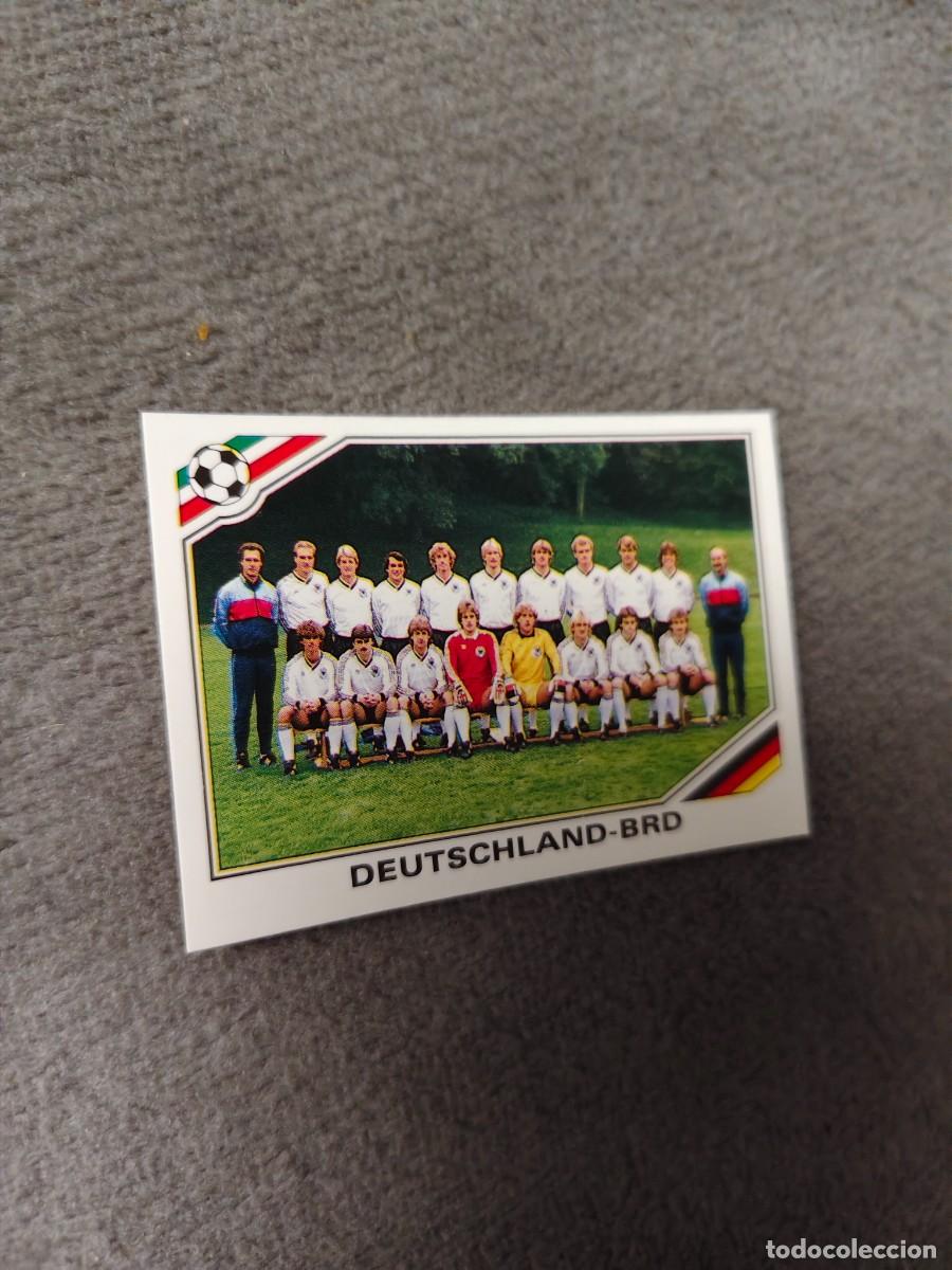 Cromos de f&uacute;tbol: 186 WORLD CUP STORY PANINI DEUTSCHLAND-ALEMANIA TEAM - MUNDIAL 1986 86 -- MUNDIAL SONRICS AAJ