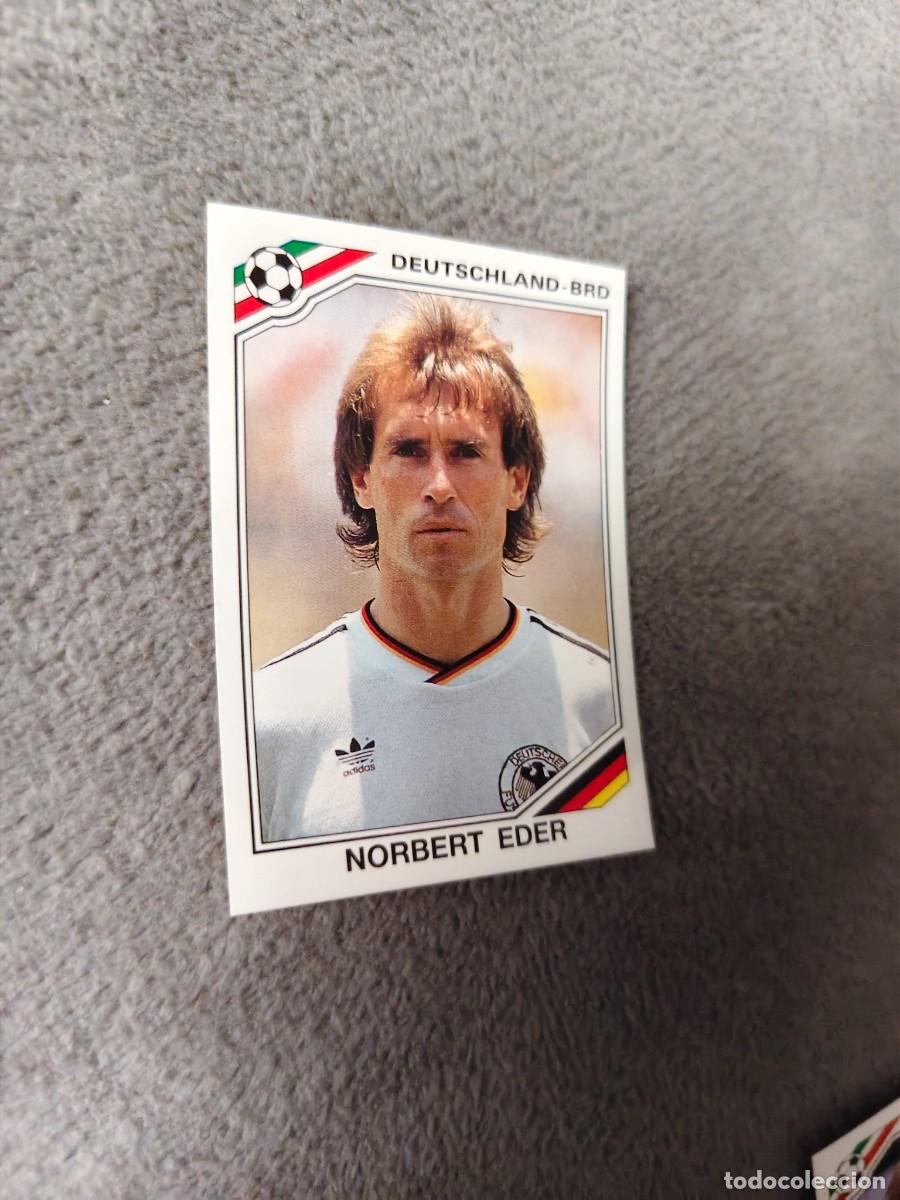 Cromos de f&uacute;tbol: 187 WORLD CUP STORY PANINI NORBERT EDER (ALEMANIA) - MUNDIAL 1986 86 -- MUNDIAL SONRICS AAJ