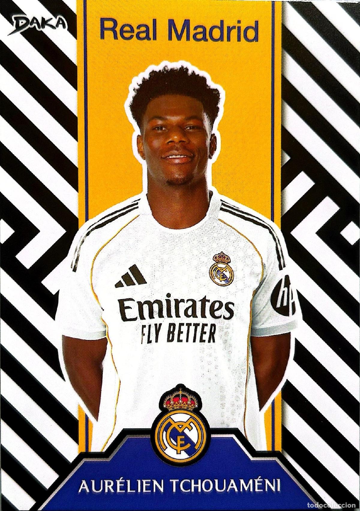 Fu&szlig;ball-Sticker: Cromo Tchouam&eacute;ni Real Madrid C.F. Daka Top Audience 2025-2026