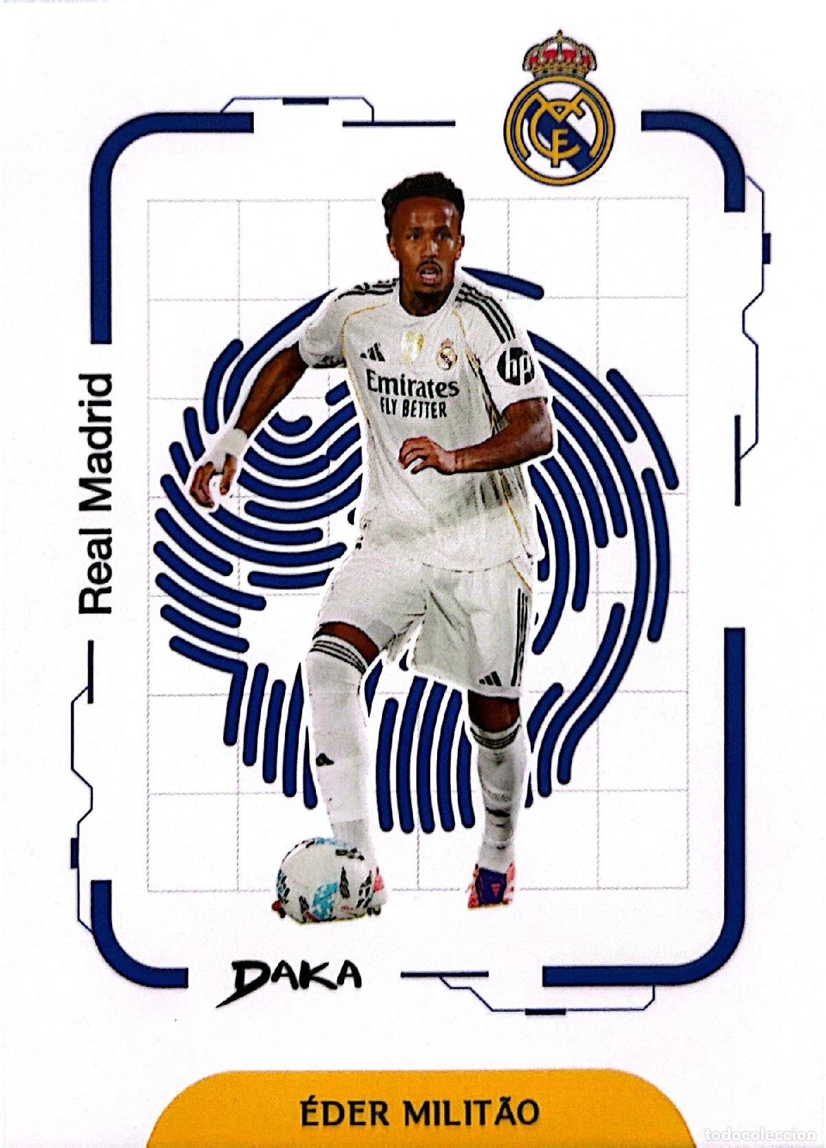 Fu&szlig;ball-Sticker: Cromo Eder Militao Real Madrid C.F. Daka Top Audience 2025-2026
