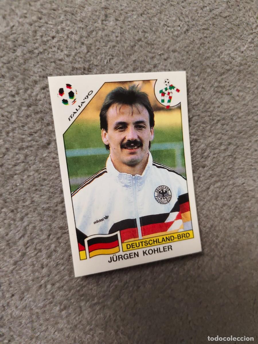 Fu&szlig;ball-Sticker: 197 WORLD CUP STORY PANINI JURGEN KOHLER (ALEMANIA) - MUNDIAL 1990 90 -- MUNDIAL SONRICS AAJ