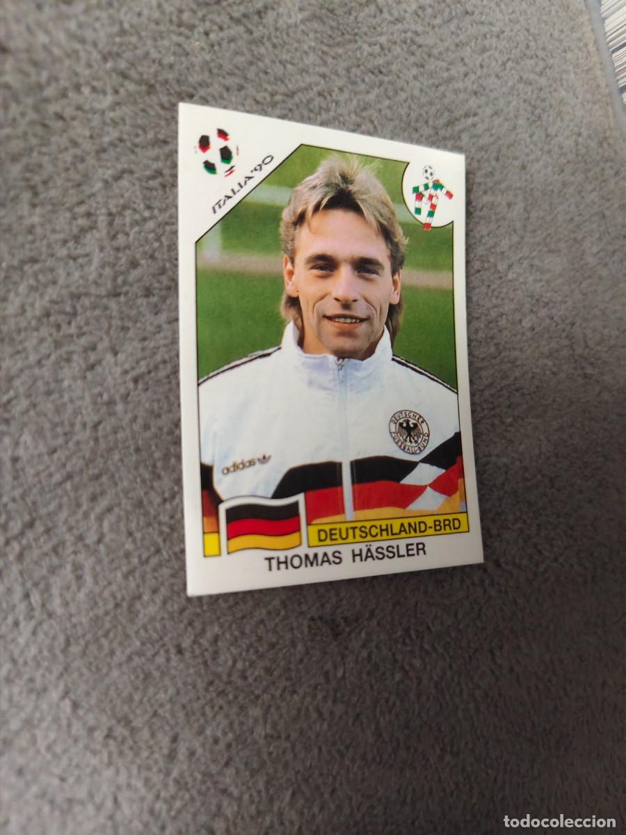 Fu&szlig;ball-Sticker: 207 WORLD CUP STORY PANINI THOMAS HASSLER (ALEMANIA) - MUNDIAL 1990 90 -- MUNDIAL SONRICS AAJ