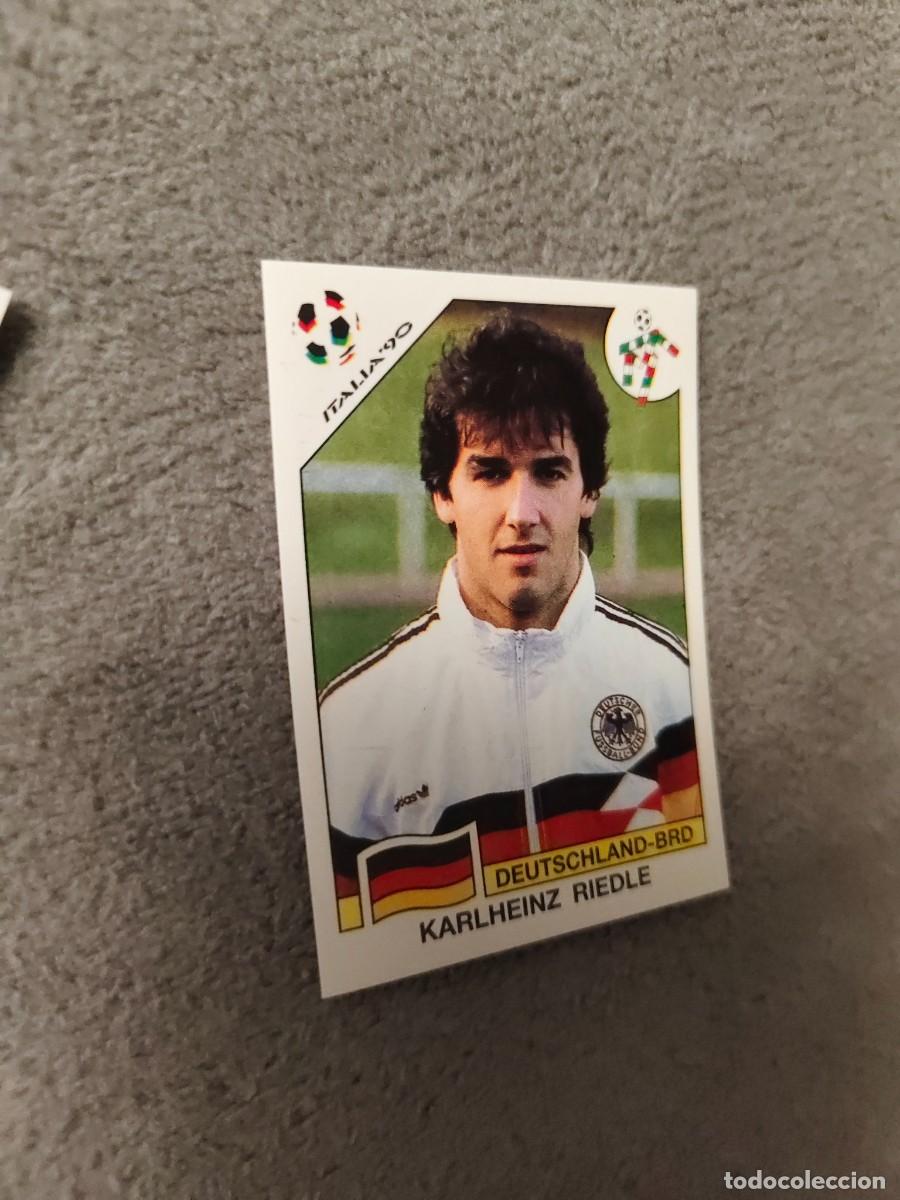Figurine di Calcio: 211 WORLD CUP STORY PANINI KARLHEINZ RIEDLE (ALEMANIA) - MUNDIAL 1990 90 -- MUNDIAL SONRICS AAJ