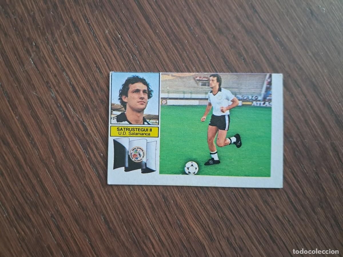 Figurine di Calcio: cromo de futbol, edic. Este, liga 82-83, Satrustegui II, Coloca en lugar de...UD Salamanca.sin pegar