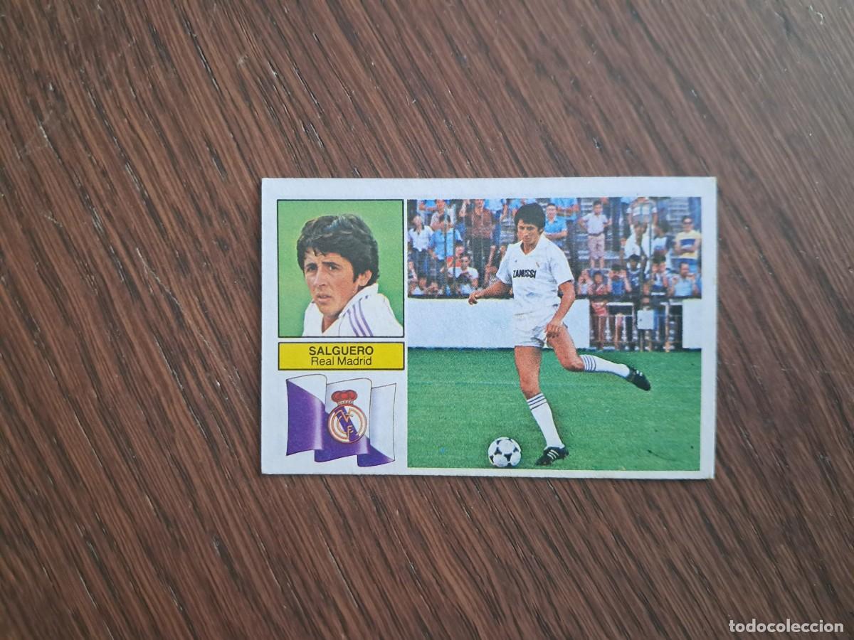 Football Stickers: cromo de futbol, edic. Este, liga 82-83, Salguero, Coloca en lugar de... Real Madrid. sin pegar