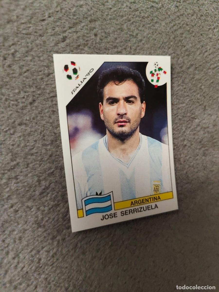 Cromos de f&uacute;tbol: 215 WORLD CUP STORY PANINI JOSE SERRIZUELA (ARGENTINA) - MUNDIAL 1990 90 -- MUNDIAL SONRICS AAJ