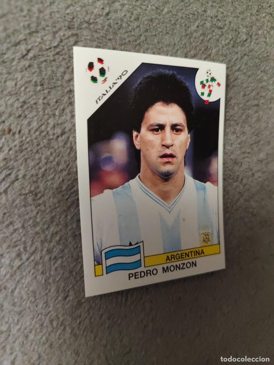 Cromos de f&uacute;tbol: 216 WORLD CUP STORY PANINI PEDRO MONZON (ARGENTINA) - MUNDIAL 1990 90 -- MUNDIAL SONRICS AAJ