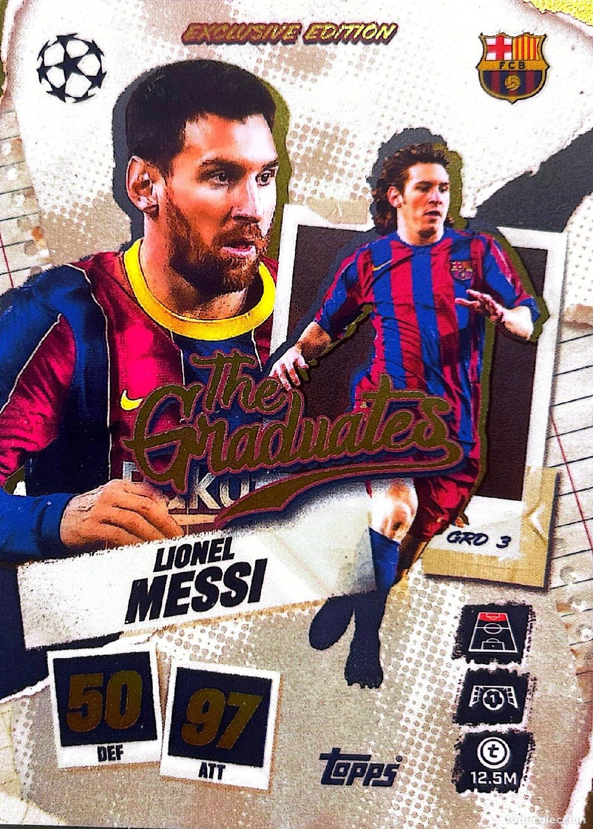 Cromos de f&uacute;tbol: Cromo Lionel Messi F.C. Barcelona Topps Match Attax UCL 2025-2026