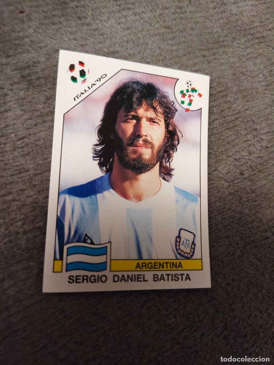 Cromos de f&uacute;tbol: 219 WORLD CUP STORY PANINI SERGIO DANIEL BATISTA (ARGENTINA) - MUNDIAL 1990 90 -- MUNDIAL SONRICS AA